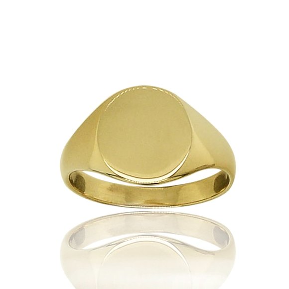 Signet Ring 14K Yellow Gold - Picture 1 of 4